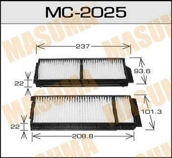Masuma MC-2025 Filtr kabinowy MC2025: Dobra cena w Polsce na 2407.PL - Kup Teraz!