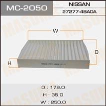 Masuma MC-2050 Фильтр салона MC2050: Отличная цена - Купить в Польше на 2407.PL!