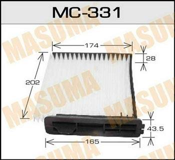 Masuma MC-331 Фильтр салона MC331: Отличная цена - Купить в Польше на 2407.PL!