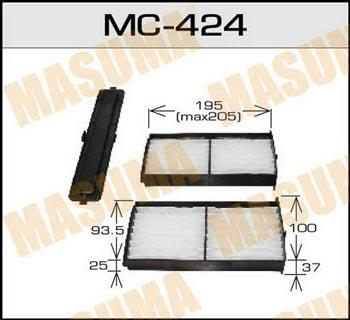 Masuma MC-424 Filter, interior air MC424: Buy near me in Poland at 2407.PL - Good price!