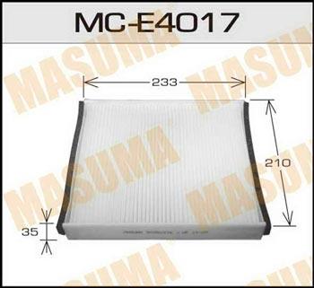 Masuma MC-E4017 Filter, interior air MCE4017: Buy near me in Poland at 2407.PL - Good price!