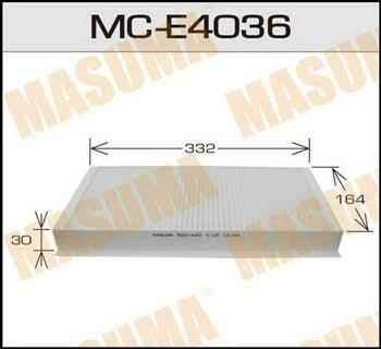 Masuma MC-E4036 Filtr kabinowy MCE4036: Dobra cena w Polsce na 2407.PL - Kup Teraz!