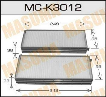 Masuma MC-K3012 Filter, interior air MCK3012: Buy near me in Poland at 2407.PL - Good price!