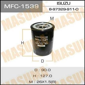 Masuma MFC-1539 Filtr oleju MFC1539: Dobra cena w Polsce na 2407.PL - Kup Teraz!