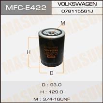 Masuma MFC-E422 Filtr oleju MFCE422: Dobra cena w Polsce na 2407.PL - Kup Teraz!