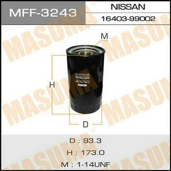 Masuma MFF-3243 Filtr paliwa MFF3243: Dobra cena w Polsce na 2407.PL - Kup Teraz!