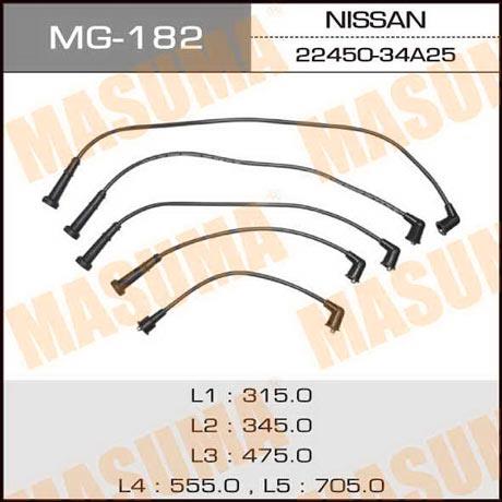 Masuma MG-182 Przewody wysokiego napięcia, komplet MG182: Dobra cena w Polsce na 2407.PL - Kup Teraz!