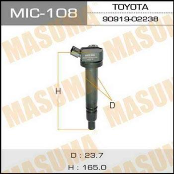Masuma MIC-108 Катушка зажигания MIC108: Отличная цена - Купить в Польше на 2407.PL!
