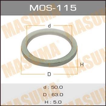 Masuma MOS-115 Front exhaust pipe MOS115: Buy near me in Poland at 2407.PL - Good price!