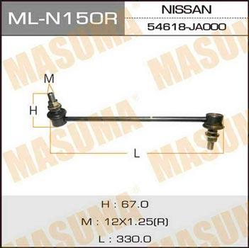 Masuma ML-N150R Rod/Strut, stabiliser MLN150R: Buy near me in Poland at 2407.PL - Good price!