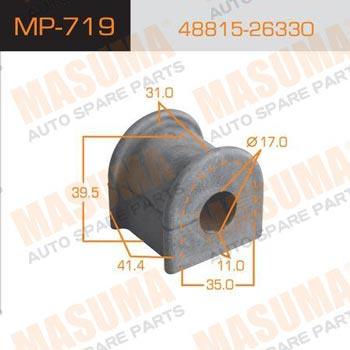 Masuma MP-719 Front stabilizer bush MP719: Buy near me in Poland at 2407.PL - Good price!