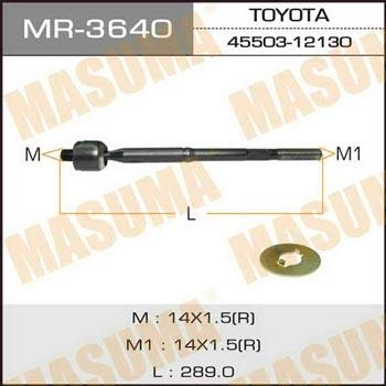 Masuma MR-3640 Inner Tie Rod MR3640: Buy near me in Poland at 2407.PL - Good price!