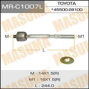 Masuma MR-C1007L Inner Tie Rod MRC1007L: Buy near me in Poland at 2407.PL - Good price!