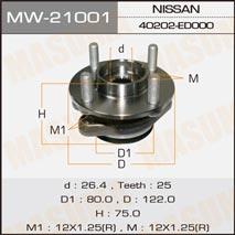 Masuma MW-21001 Wheel hub MW21001: Buy near me in Poland at 2407.PL - Good price!