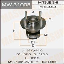 Masuma MW-31005 Wheel Bearing Kit MW31005: Buy near me in Poland at 2407.PL - Good price!