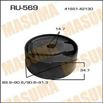Masuma RU-569 Silent block RU569: Buy near me in Poland at 2407.PL - Good price!