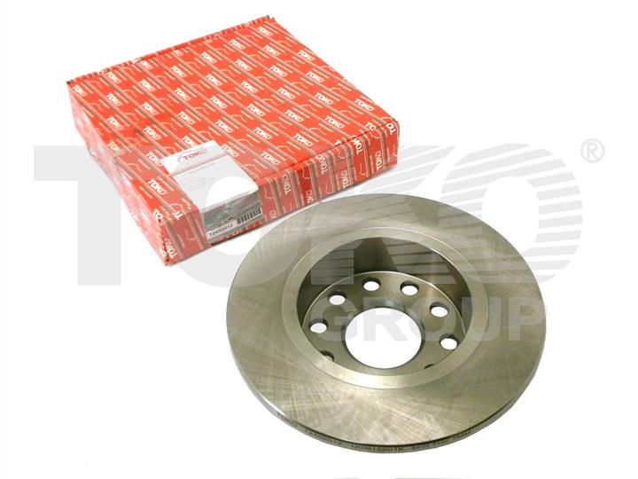 Toko T2452012 Rear brake disc, non-ventilated T2452012: Buy near me in Poland at 2407.PL - Good price!