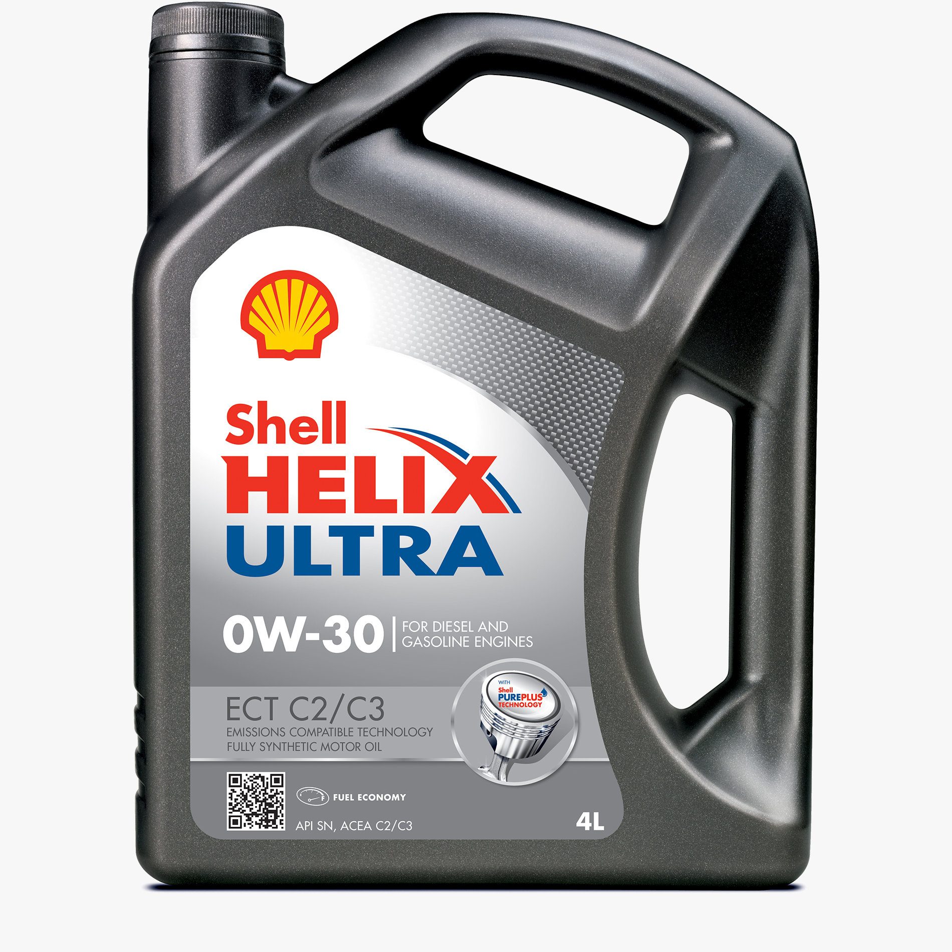 Motoröl Shell Helix Ultra ECT 0W-30, 4L Shell 550042353