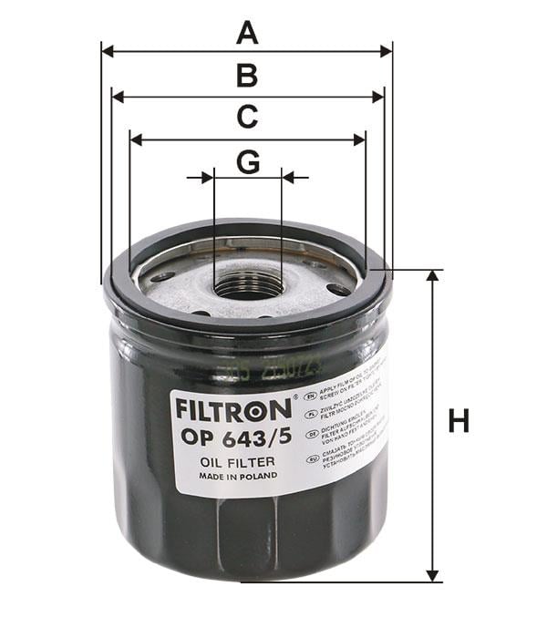Buy Filtron OP 643&#x2F;5 at a low price in Poland!