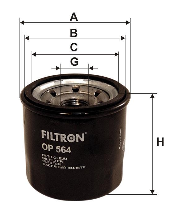 Ölfilter Filtron OP 564
