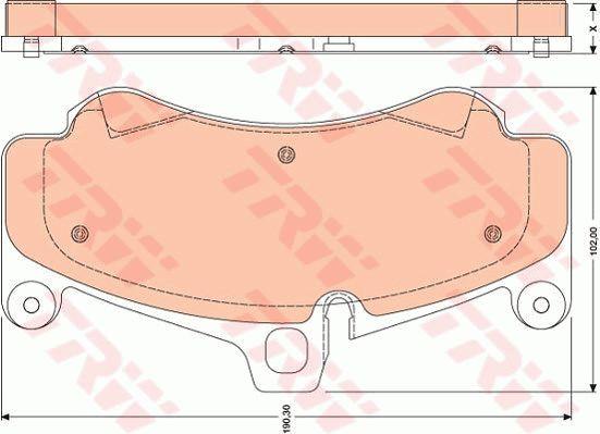 TRW GDB1779 TRW COTEC disc brake pads, set GDB1779: Buy near me in Poland at 2407.PL - Good price!