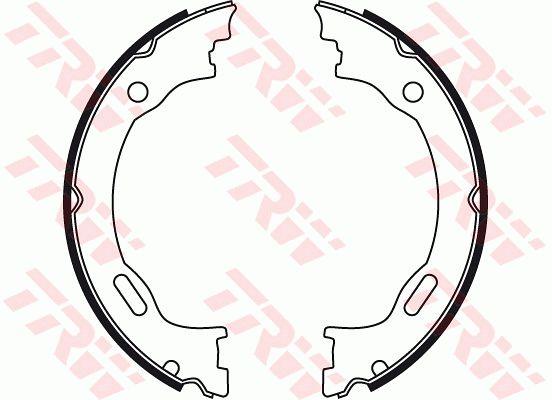 TRW GS8475 Parking brake shoes GS8475: Buy near me in Poland at 2407.PL - Good price!