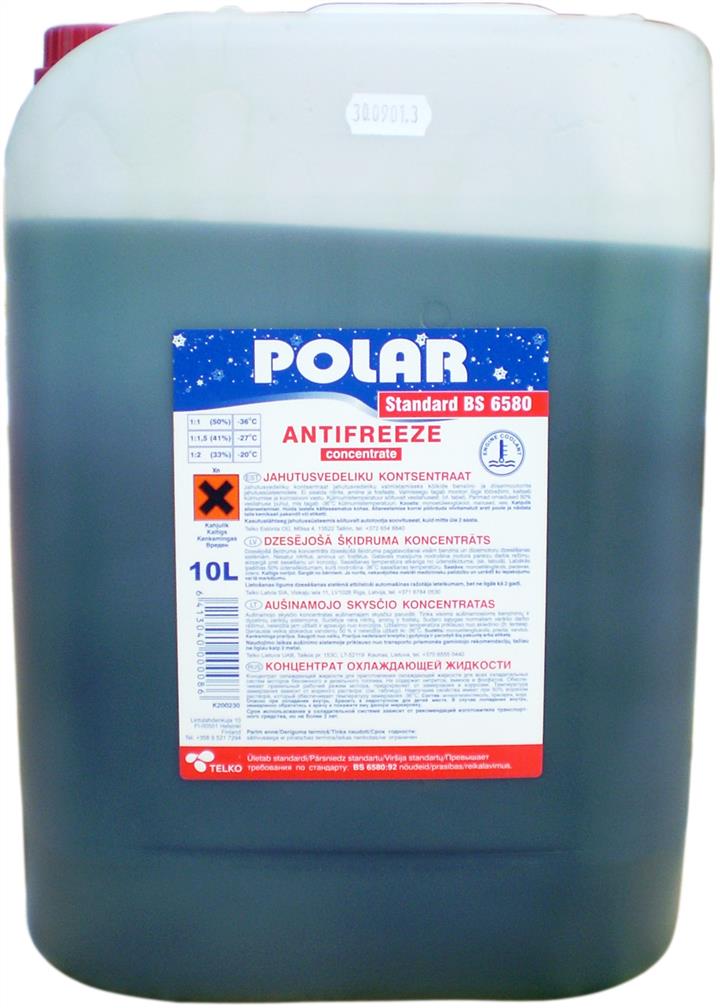 Polar K200230 Antifreeze Polar Standard BS 6580 G11 blue, concentrate -70, 10L K200230: Buy near me in Poland at 2407.PL - Good price!