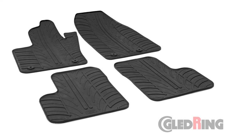 GledRing 0576 Interior mats GledRing rubber black for Jeep Renegade/Fiat 500x, set 0576: Buy near me in Poland at 2407.PL - Good price!