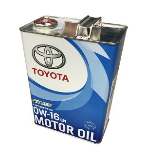 Toyota 08880-12105 Engine oil Toyota 0W-16, 4L 0888012105: Buy near me in Poland at 2407.PL - Good price!
