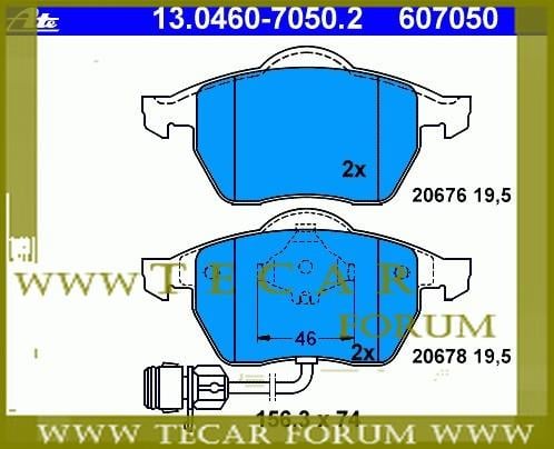 VAG 4A0 698 151 C Disc brake pad set 4A0698151C: Buy near me in Poland at 2407.PL - Good price!