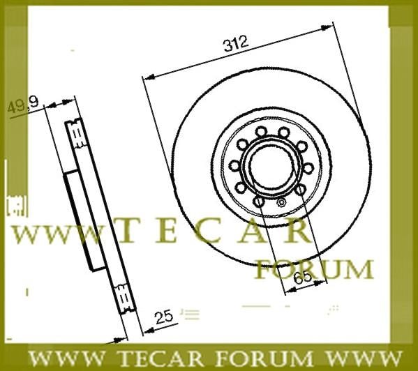 VAG 1K0 615 301 AA Ventilated disc brake, 1 pcs. 1K0615301AA: Buy near me in Poland at 2407.PL - Good price!