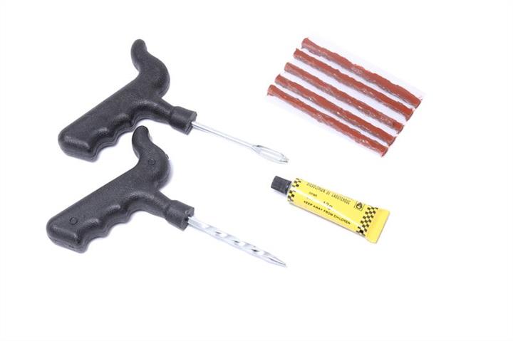 Kingtul KT-904T8 A set of tools for tire repair 8pr. (Awl - "large spiral", broach, cords, glue), in a blister KT904T8: Buy near me in Poland at 2407.PL - Good price!