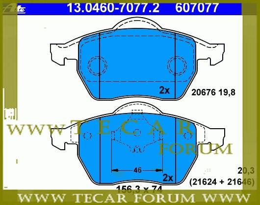 VAG 8D0 698 151 F Brake Pad Set, disc brake 8D0698151F: Buy near me in Poland at 2407.PL - Good price!