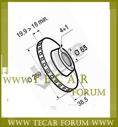 VAG 6N0 615 301 G Тормозной диск вентилируемый, 1 шт. 6N0615301G: Отличная цена - Купить в Польше на 2407.PL!