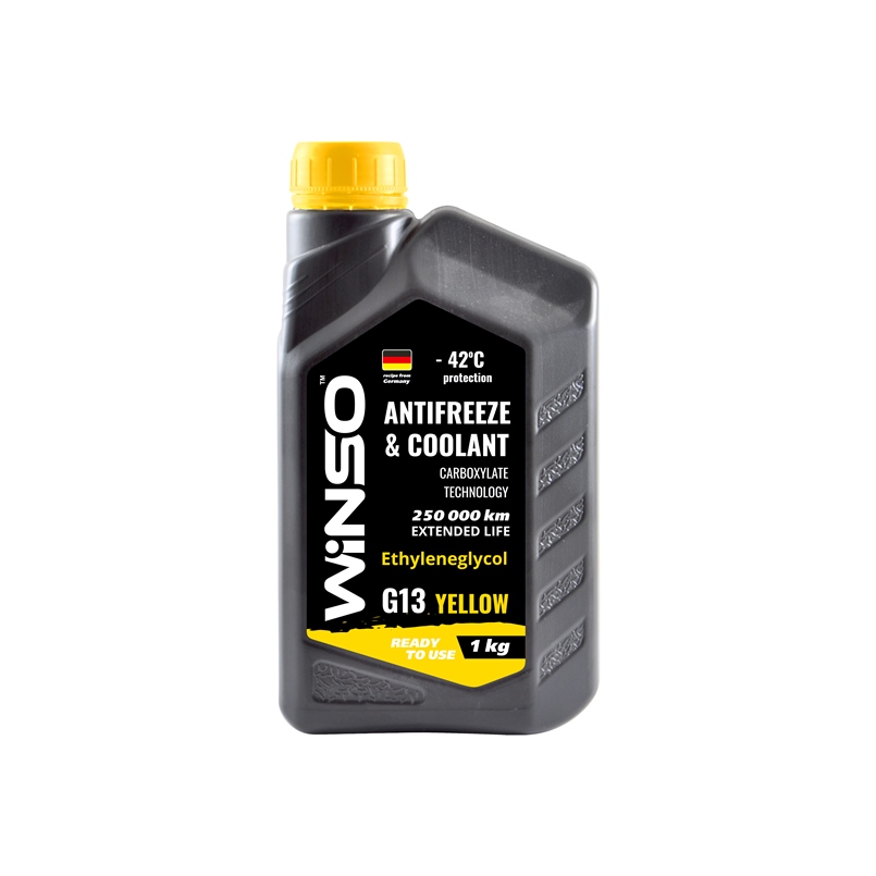 Winso 880940 Antifreeze G13, yellow, -42°C, 1 l 880940: Buy near me in Poland at 2407.PL - Good price!