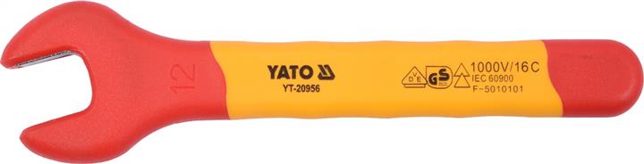 Yato YT-20956 Klucz płaski izolowany 12mm YT20956: Dobra cena w Polsce na 2407.PL - Kup Teraz!