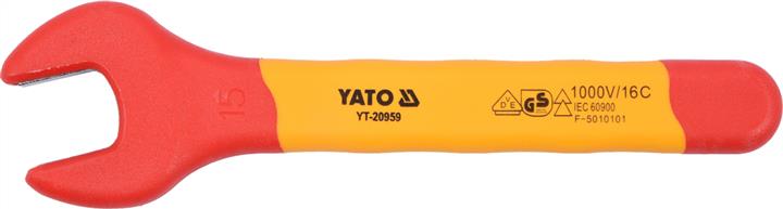 Yato YT-20959 Ключ ріжковий діелектричний 15 мм YT20959: Приваблива ціна - Купити у Польщі на 2407.PL!