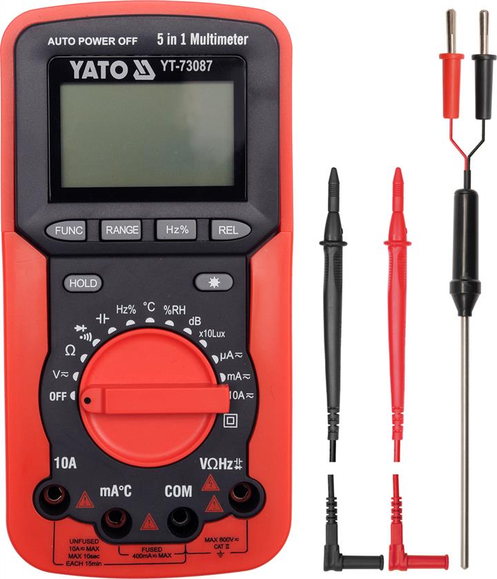 Yato YT-73087 Multimetr/miernik cyfrowy, 5 w 1 YT73087: Dobra cena w Polsce na 2407.PL - Kup Teraz!