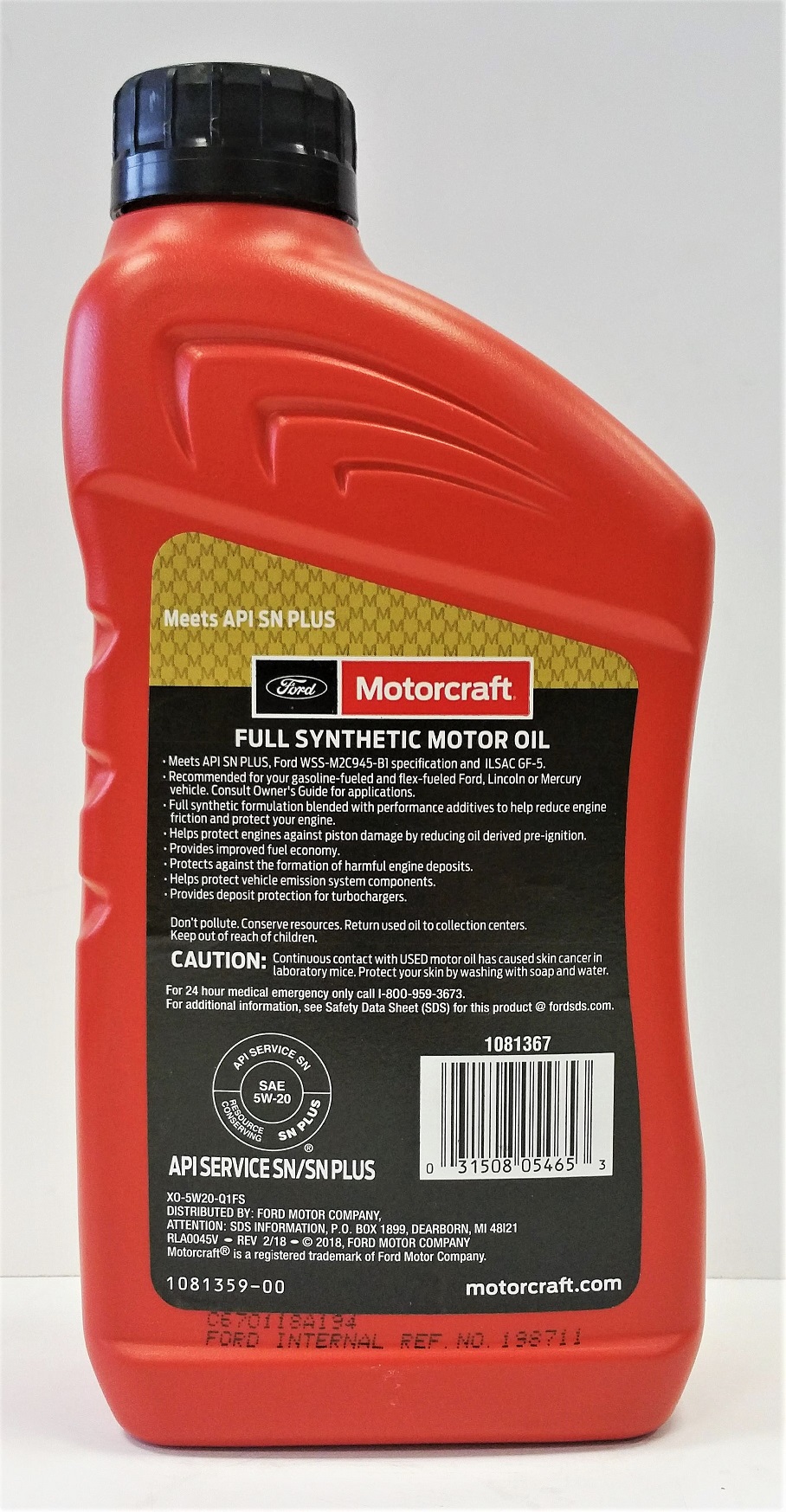 Buy Motorcraft XO-5W20QFS at a low price in Poland!