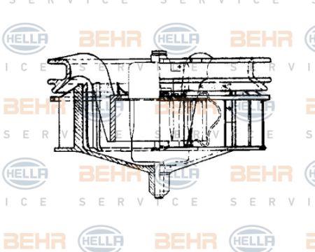 Behr-Hella 8EW 009 160-441 Fan assy - heater motor 8EW009160441: Buy near me in Poland at 2407.PL - Good price!