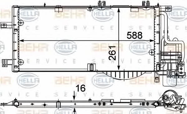 Behr-Hella 8FC 351 301-201 Cooler Module 8FC351301201: Buy near me in Poland at 2407.PL - Good price!