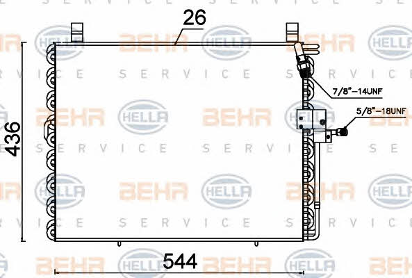 Behr-Hella 8FC 351 301-484 Cooler Module 8FC351301484: Buy near me in Poland at 2407.PL - Good price!