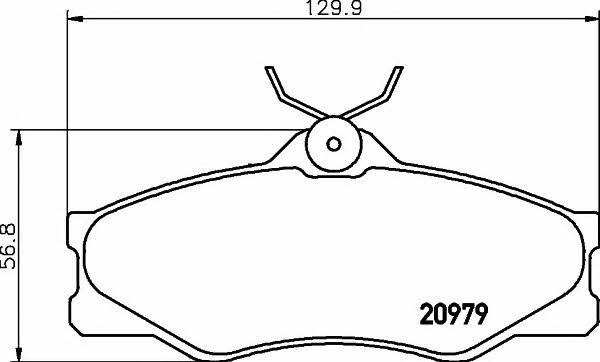 Hella-Pagid 8DB 355 017-661 Гальмівні колодки, комплект 8DB355017661: Приваблива ціна - Купити у Польщі на 2407.PL!