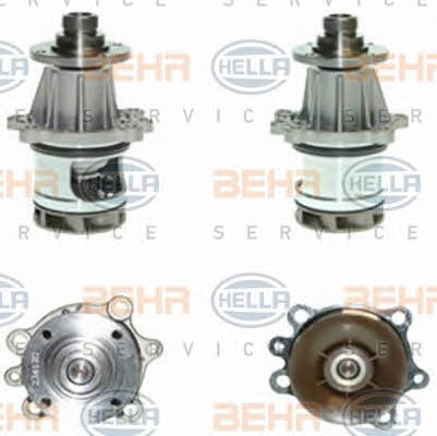 Behr-Hella 8MP 376 801-571 Water pump 8MP376801571: Buy near me in Poland at 2407.PL - Good price!