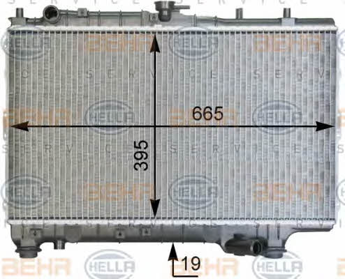 Behr-Hella 8MK 376 763-361 Радиатор охлаждения двигателя 8MK376763361: Отличная цена - Купить в Польше на 2407.PL!