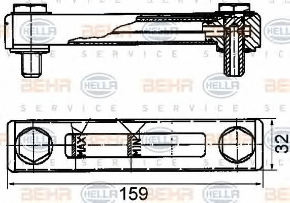 Behr-Hella 8MY 376 742-571 Coolant level sensor 8MY376742571: Buy near me at 2407.PL in Poland at an Affordable price!