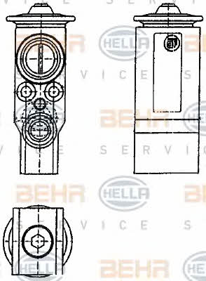Behr-Hella 8UW 351 239-071 Клапан расширительный кондиционера 8UW351239071: Купить в Польше - Отличная цена на 2407.PL!