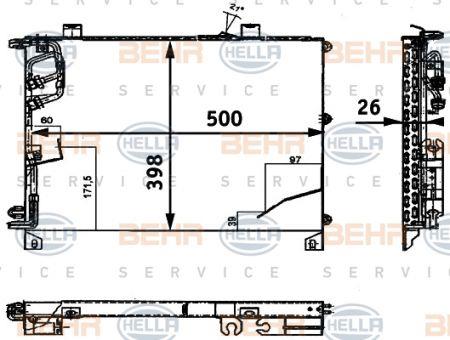 Behr-Hella 8FC 351 317-231 Cooler Module 8FC351317231: Buy near me in Poland at 2407.PL - Good price!