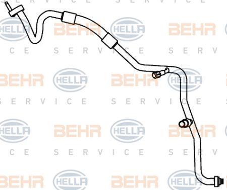 Behr-Hella 9GS 351 338-071 Coolant pipe 9GS351338071: Buy near me in Poland at 2407.PL - Good price!