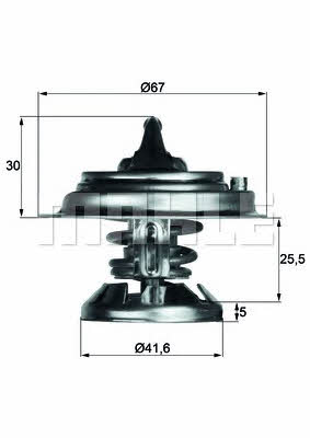 Thermostat, Kühlmittel Mahle&#x2F;Behr TX 29 85D